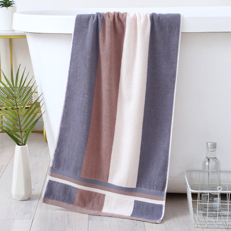 Violet 100% medvilninis vonios rankšluostis, jacquard audinys, 32s siūlai, svoris 140-170 g