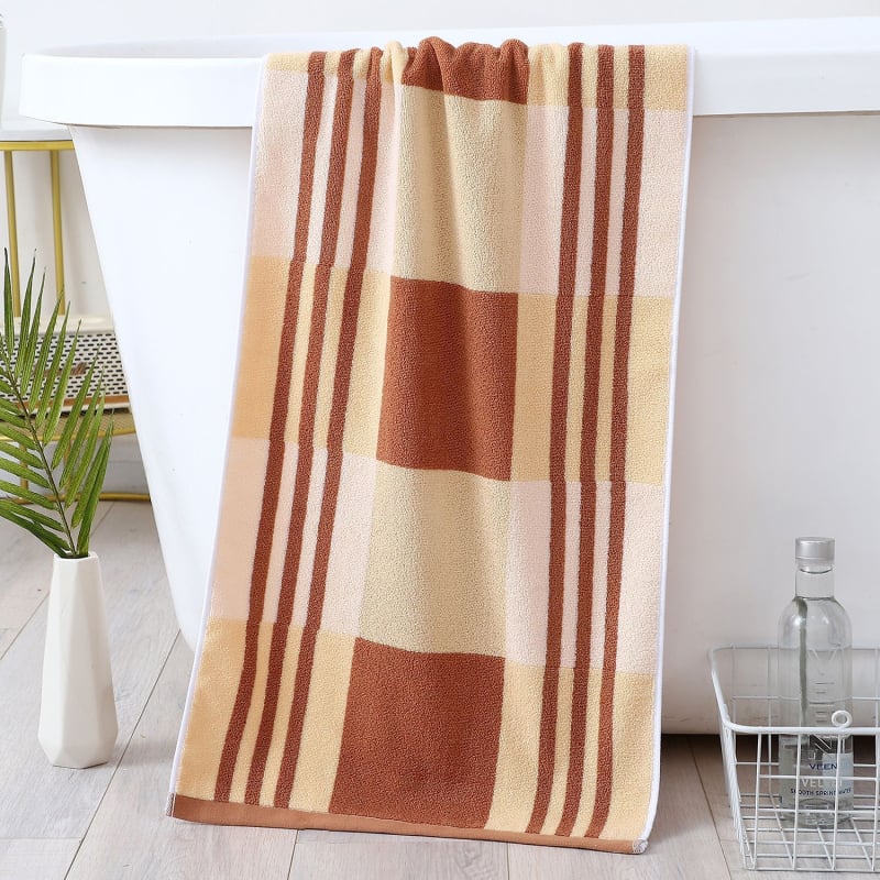 Violet 100% medvilninis vonios rankšluostis, jacquard audinys, 32s siūlai, svoris 140-170 g