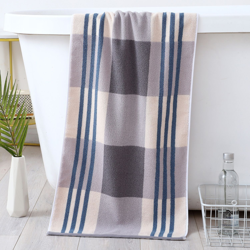 Violet 100% medvilninis vonios rankšluostis, jacquard audinys, 32s siūlai, svoris 140-170 g