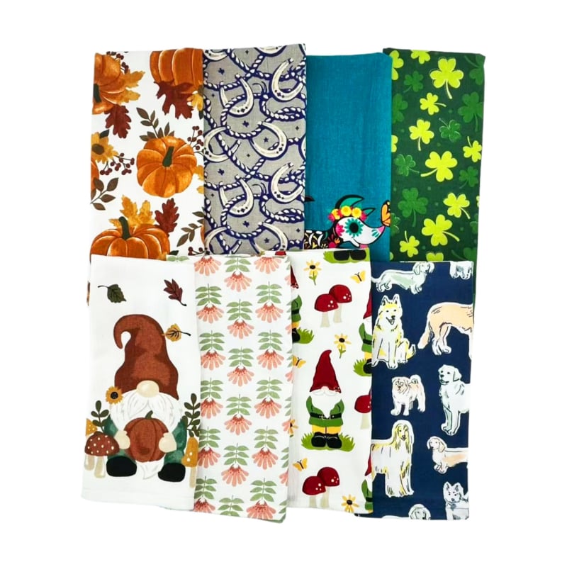 100% medvilnės virtuvinis rankšluostis su skaitmenine spauda, tankus suggiantis džersnis terry rankšluostis, 32 siūlai, 100–120 g/m²