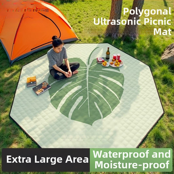 Osmouga kamping podloga za šator, od poliestera, protuklizna i protiv vlage, za 4–6 osoba