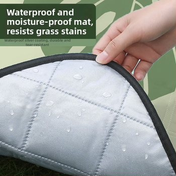 Osmouga kamping podloga za šator, od poliestera, protuklizna i protiv vlage, za 4–6 osoba