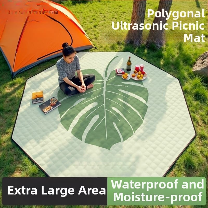 Osmouga kamping podloga za šator, od poliestera, protuklizna i protiv vlage, za 4–6 osoba