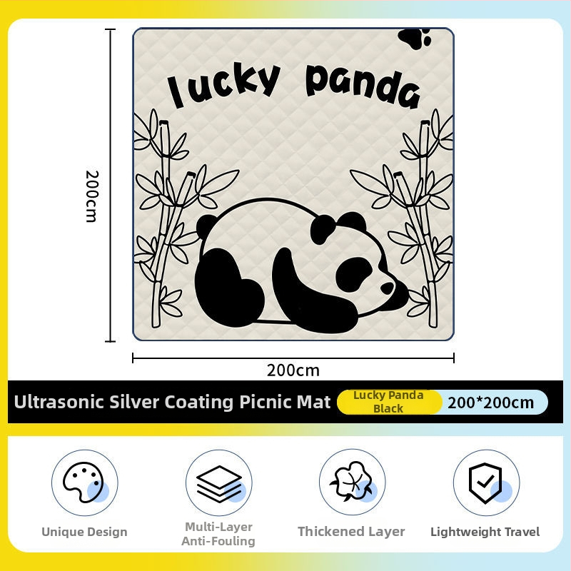 Osmouga kamping podloga za šator, od poliestera, protuklizna i protiv vlage, za 4–6 osoba