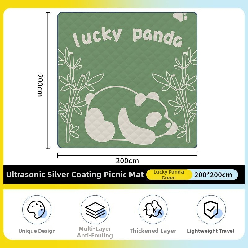 Osmouga kamping podloga za šator, od poliestera, protuklizna i protiv vlage, za 4–6 osoba