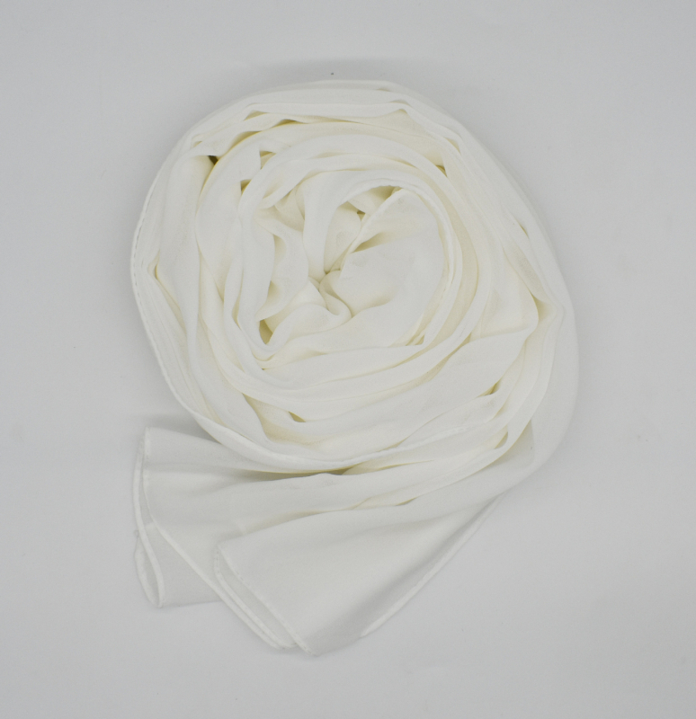 Chiffon hidzsáb kendő – warp knitting, 75D gyöngyház chiffon, napvédő nyár, >96% poliészter