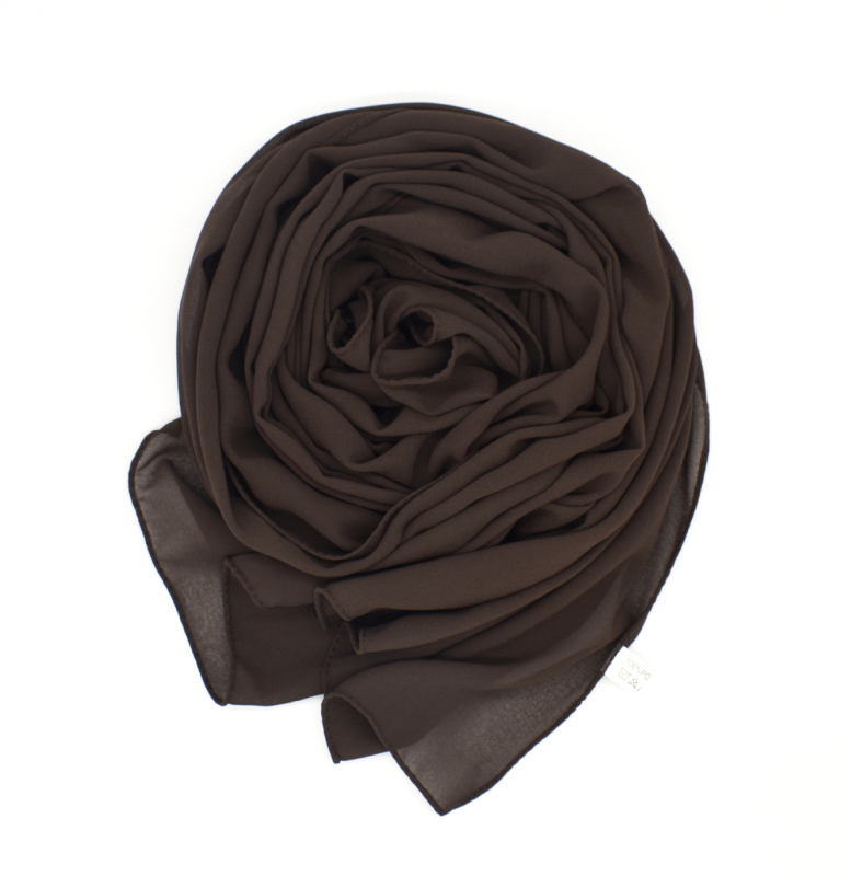 Chiffon hidzsáb kendő – warp knitting, 75D gyöngyház chiffon, napvédő nyár, >96% poliészter