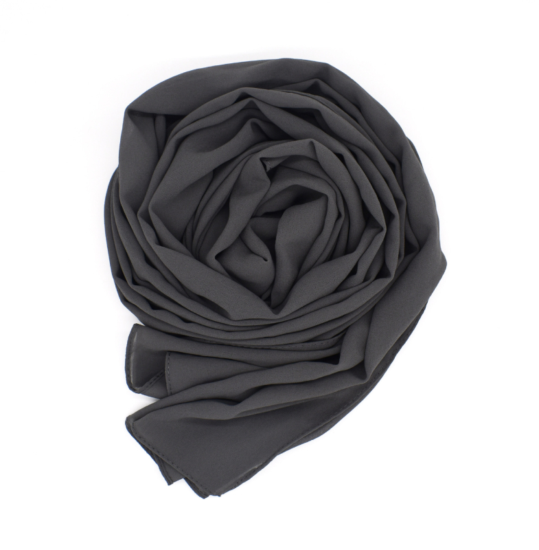 Chiffon hidzsáb kendő – warp knitting, 75D gyöngyház chiffon, napvédő nyár, >96% poliészter