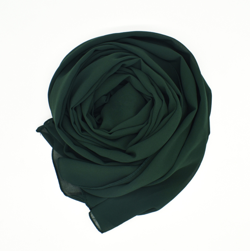 Chiffon hidzsáb kendő – warp knitting, 75D gyöngyház chiffon, napvédő nyár, >96% poliészter