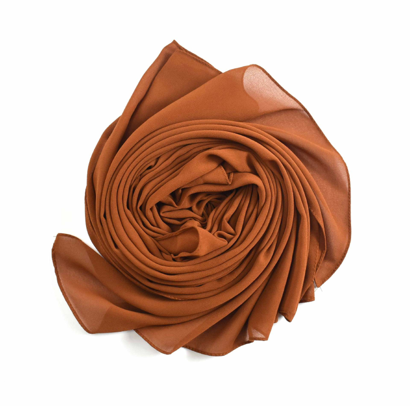 Chiffon hidzsáb kendő – warp knitting, 75D gyöngyház chiffon, napvédő nyár, >96% poliészter