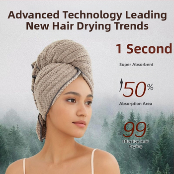 Καπέλο για στέγνωμα μαλλιών - γρήγορο στέγνωμα, ελαφρύ, πολυεστέρας 150D, Cut Velvet επεξεργασία, βάρος κάτω από 30 g