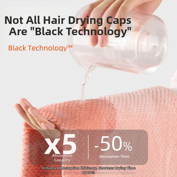 Καπέλο για στέγνωμα μαλλιών - γρήγορο στέγνωμα, ελαφρύ, πολυεστέρας 150D, Cut Velvet επεξεργασία, βάρος κάτω από 30 g