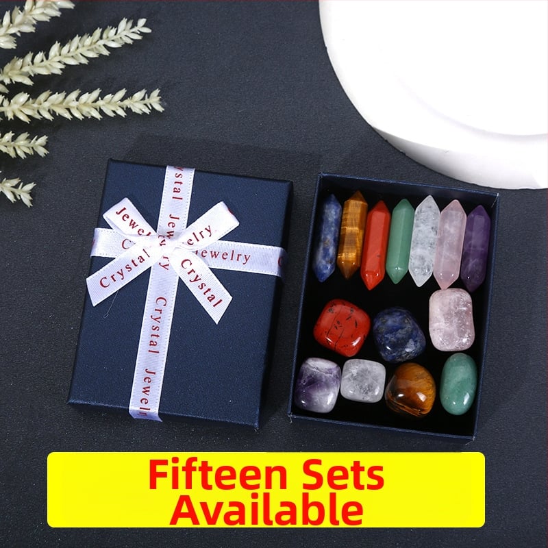 Κρύσταλλος αμέθιστος – φυσική εξάγωνική κολώνα, προέλευση Donghai County, Lianyungang; σετ δώρου σε κουτί