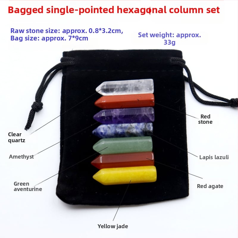 Κρύσταλλος αμέθιστος – φυσική εξάγωνική κολώνα, προέλευση Donghai County, Lianyungang; σετ δώρου σε κουτί