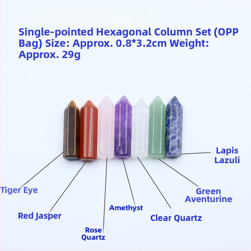 Κρύσταλλος αμέθιστος – φυσική εξάγωνική κολώνα, προέλευση Donghai County, Lianyungang; σετ δώρου σε κουτί