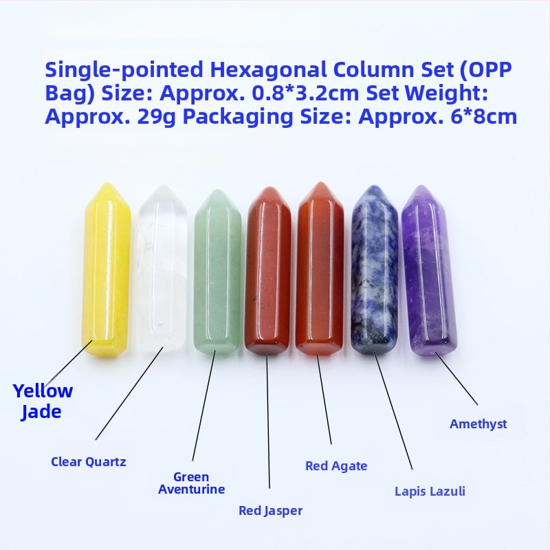 Κρύσταλλος αμέθιστος – φυσική εξάγωνική κολώνα, προέλευση Donghai County, Lianyungang; σετ δώρου σε κουτί