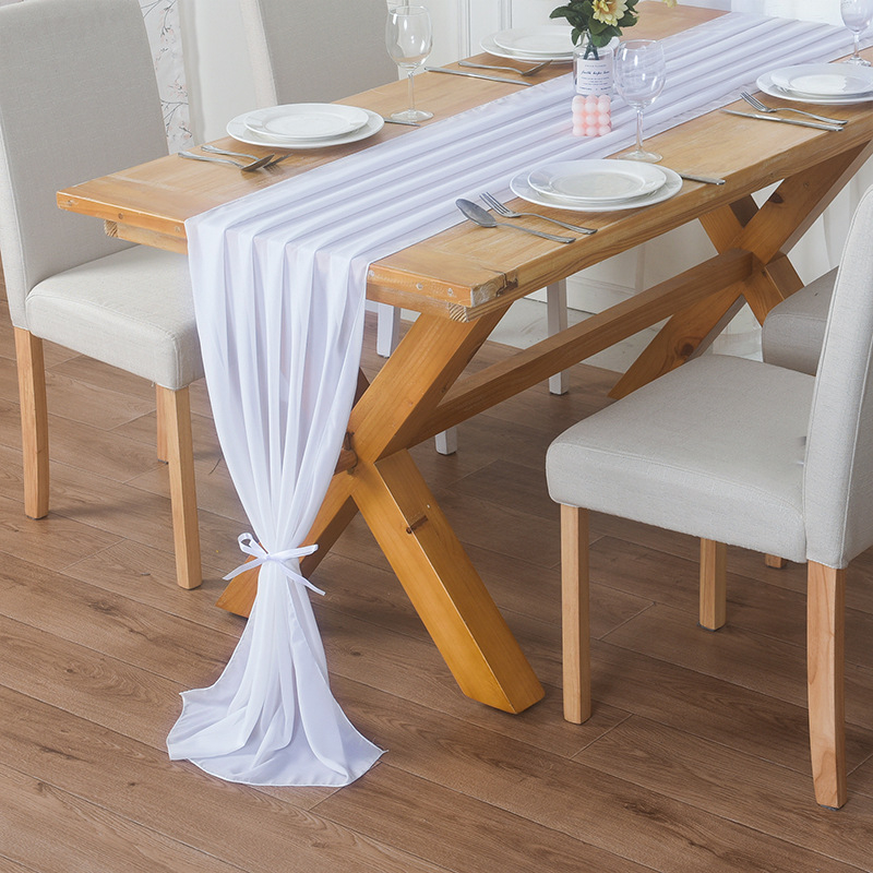 Σημαία για τραπέζι, chiffon 100D, 100% πολυεστέρας, κατάλληλη για εξωτερικούς και εμπορικούς χώρους, εξατομίκευση διαθέσιμη