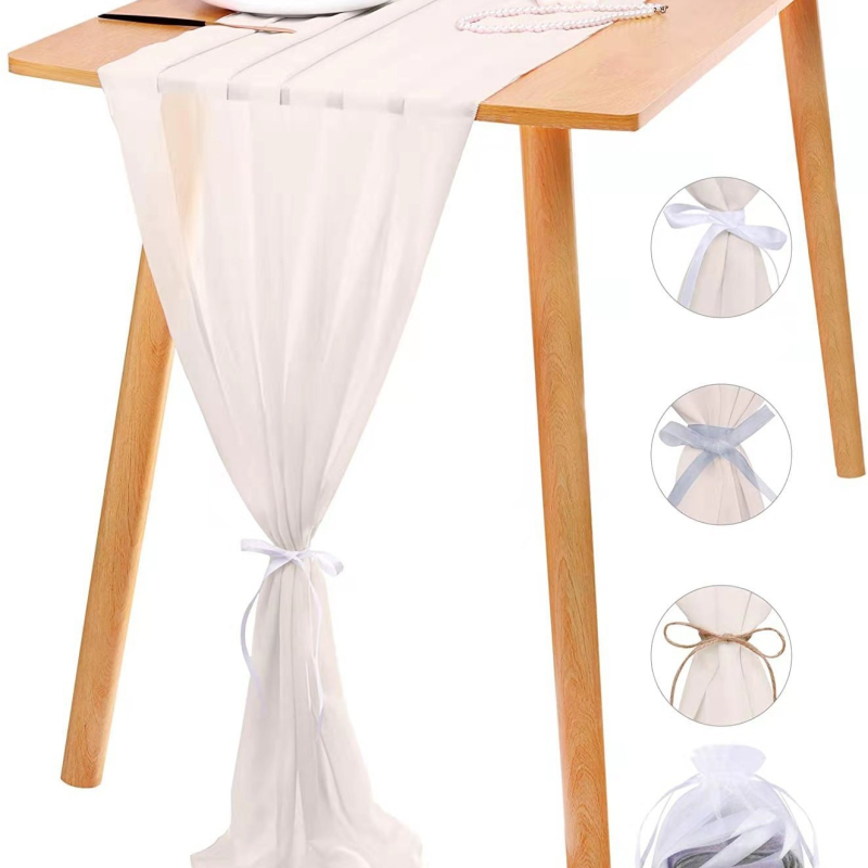 Σημαία για τραπέζι, chiffon 100D, 100% πολυεστέρας, κατάλληλη για εξωτερικούς και εμπορικούς χώρους, εξατομίκευση διαθέσιμη