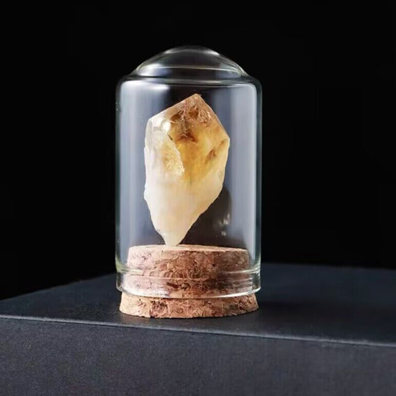 Mineralni kristalni uzorak – edukativni geometrijski kristal za djecu (Materijal: kristal; Marka: Kun-woo; Pakiranje: drvena kutija)