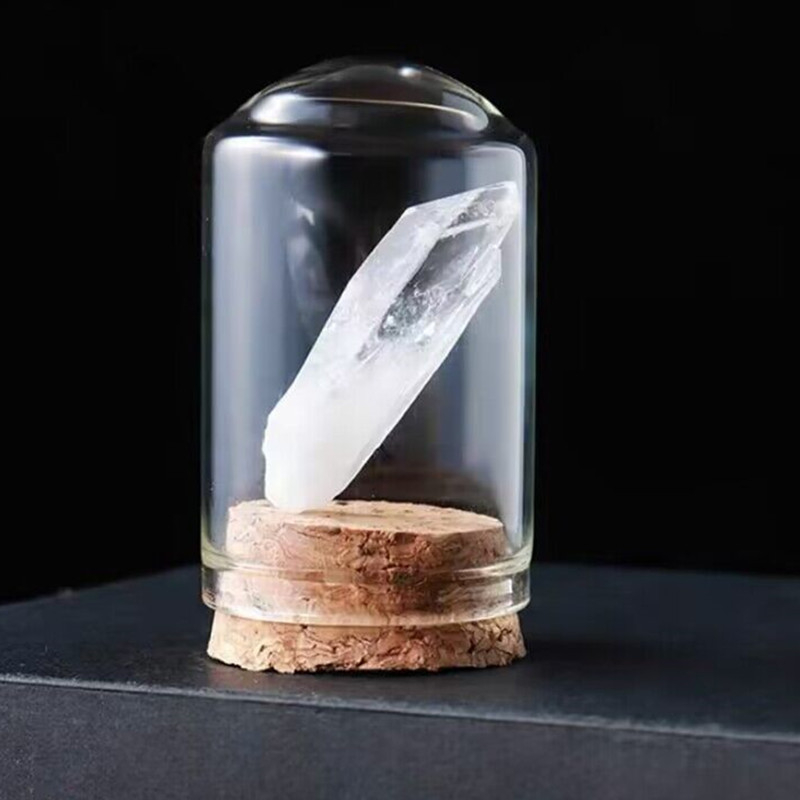 Mineralni kristalni uzorak – edukativni geometrijski kristal za djecu (Materijal: kristal; Marka: Kun-woo; Pakiranje: drvena kutija)