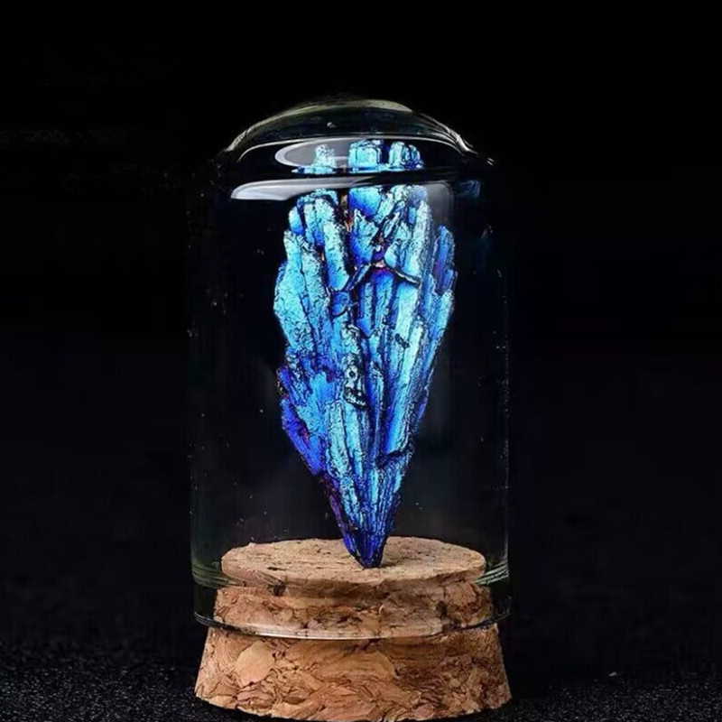 Mineralni kristalni uzorak – edukativni geometrijski kristal za djecu (Materijal: kristal; Marka: Kun-woo; Pakiranje: drvena kutija)