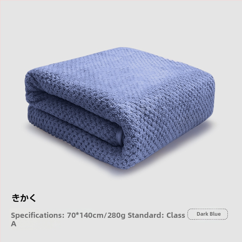 Koralinis veliūrinis vonios rankšluostis suaugusiems — poliesterio pluoštas, 150d džakardo audinys