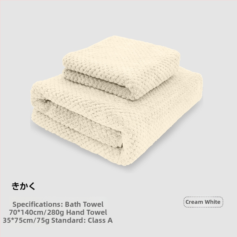 Koralinis veliūrinis vonios rankšluostis suaugusiems — poliesterio pluoštas, 150d džakardo audinys