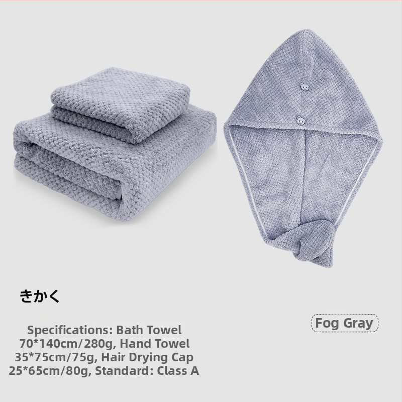 Koralinis veliūrinis vonios rankšluostis suaugusiems — poliesterio pluoštas, 150d džakardo audinys