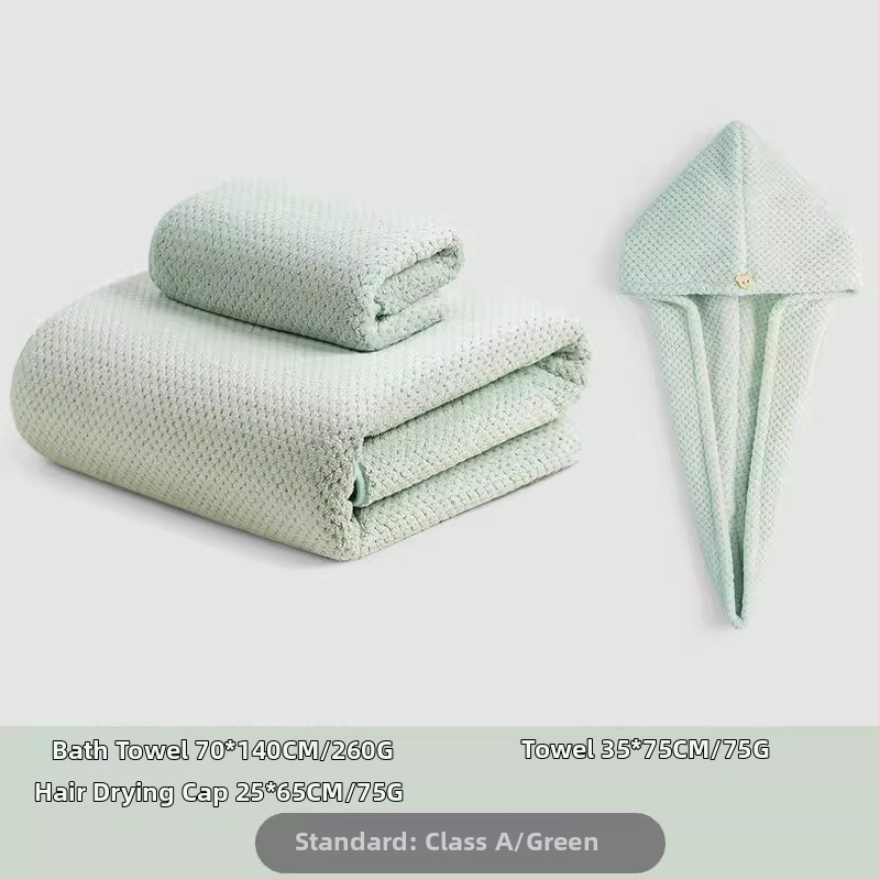 Koralinis veliūrinis vonios rankšluostis suaugusiems — poliesterio pluoštas, 150d džakardo audinys