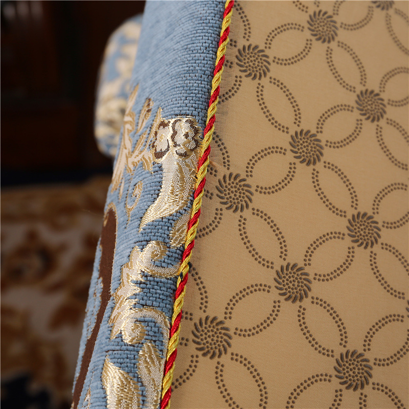 Medinė sofa pagalvė su nugaros atrama — vienos dalies komplektas su gėlių raštu; suderinama su kombinuota sofa; užtrauktukas nėra; sofa užvalkalas