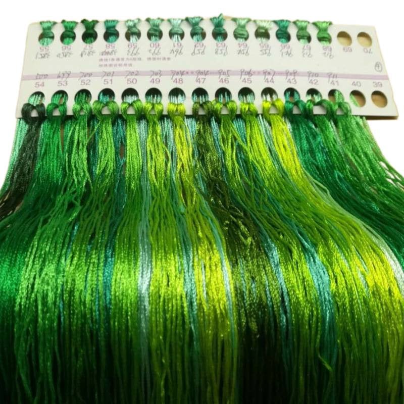 Fir brodat manual ice silk pentru cross-stitch, fir broderie pentru talpa pantofului, DIY ciucuri broderie