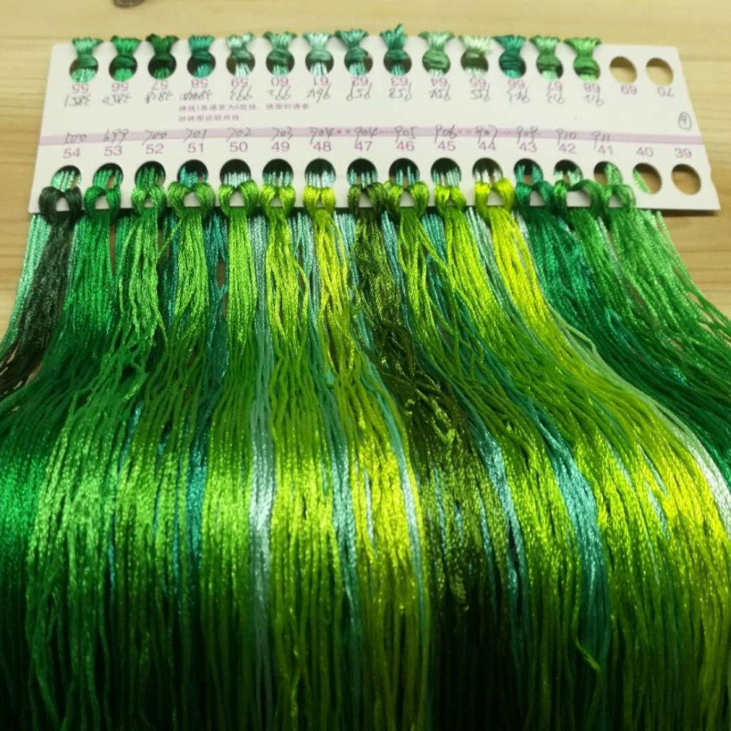 Fir brodat manual ice silk pentru cross-stitch, fir broderie pentru talpa pantofului, DIY ciucuri broderie