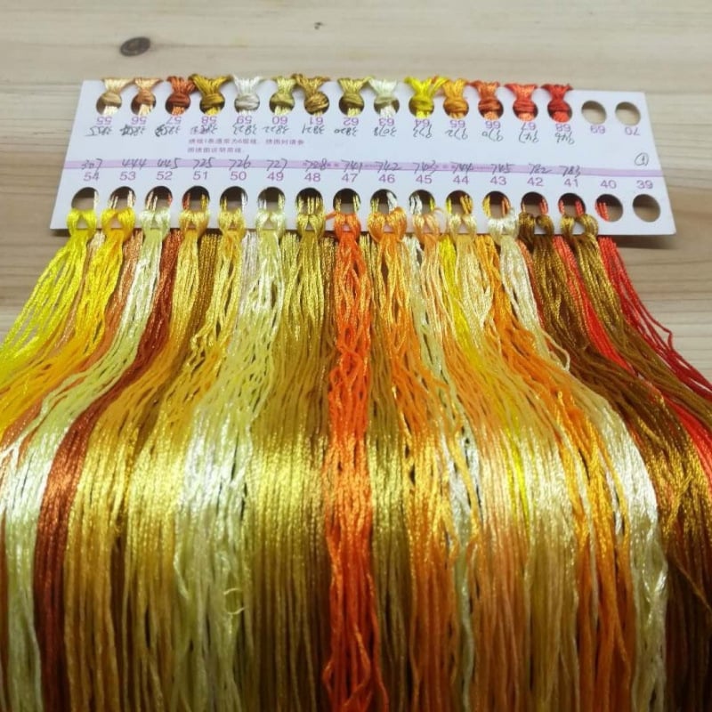 Fir brodat manual ice silk pentru cross-stitch, fir broderie pentru talpa pantofului, DIY ciucuri broderie