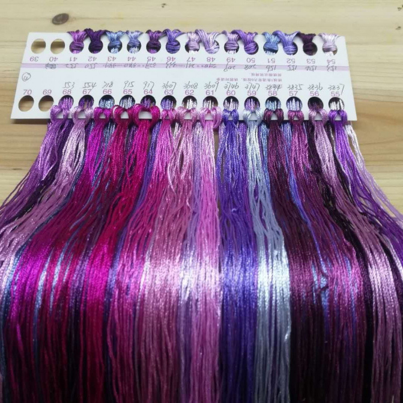 Fir brodat manual ice silk pentru cross-stitch, fir broderie pentru talpa pantofului, DIY ciucuri broderie