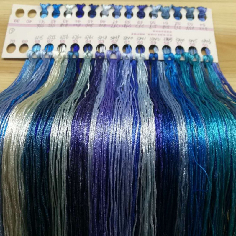 Fir brodat manual ice silk pentru cross-stitch, fir broderie pentru talpa pantofului, DIY ciucuri broderie