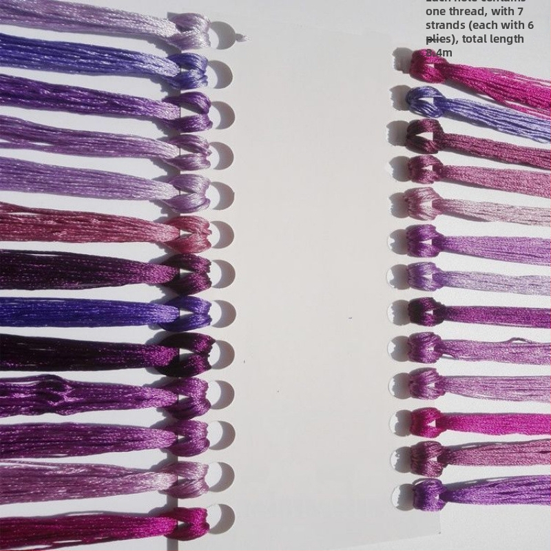 Fir brodat manual ice silk pentru cross-stitch, fir broderie pentru talpa pantofului, DIY ciucuri broderie