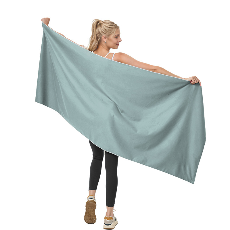 Magnatinis rankšluostis iš mikropluošto, 200–300 g, 16 siūlų, siuvinėtas, daugiafunkcis lauko sportams