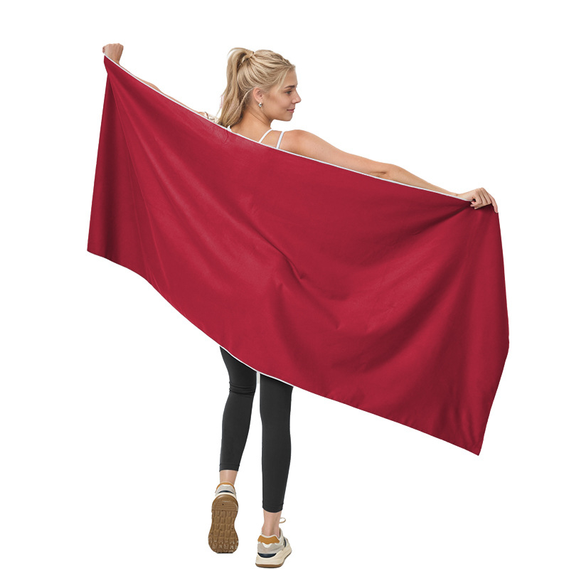 Magnatinis rankšluostis iš mikropluošto, 200–300 g, 16 siūlų, siuvinėtas, daugiafunkcis lauko sportams