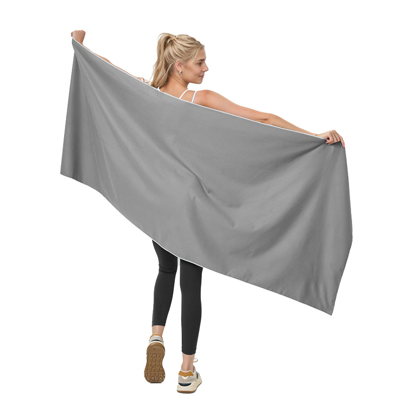 Magnatinis rankšluostis iš mikropluošto, 200–300 g, 16 siūlų, siuvinėtas, daugiafunkcis lauko sportams