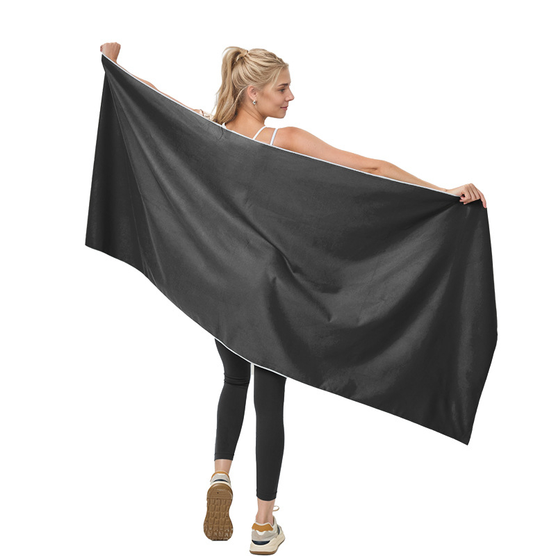 Magnatinis rankšluostis iš mikropluošto, 200–300 g, 16 siūlų, siuvinėtas, daugiafunkcis lauko sportams