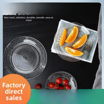 Stiklinė vaisių lėkštė – prancūziškas stilius, paprastas dizainas, aukštos kokybės, prekinis ženklas Sheng bangrong