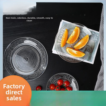 Stiklinė vaisių lėkštė – prancūziškas stilius, paprastas dizainas, aukštos kokybės, prekinis ženklas Sheng bangrong