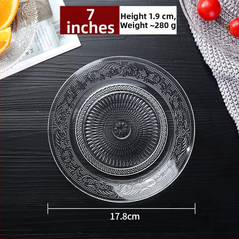 Stiklinė vaisių lėkštė – prancūziškas stilius, paprastas dizainas, aukštos kokybės, prekinis ženklas Sheng bangrong