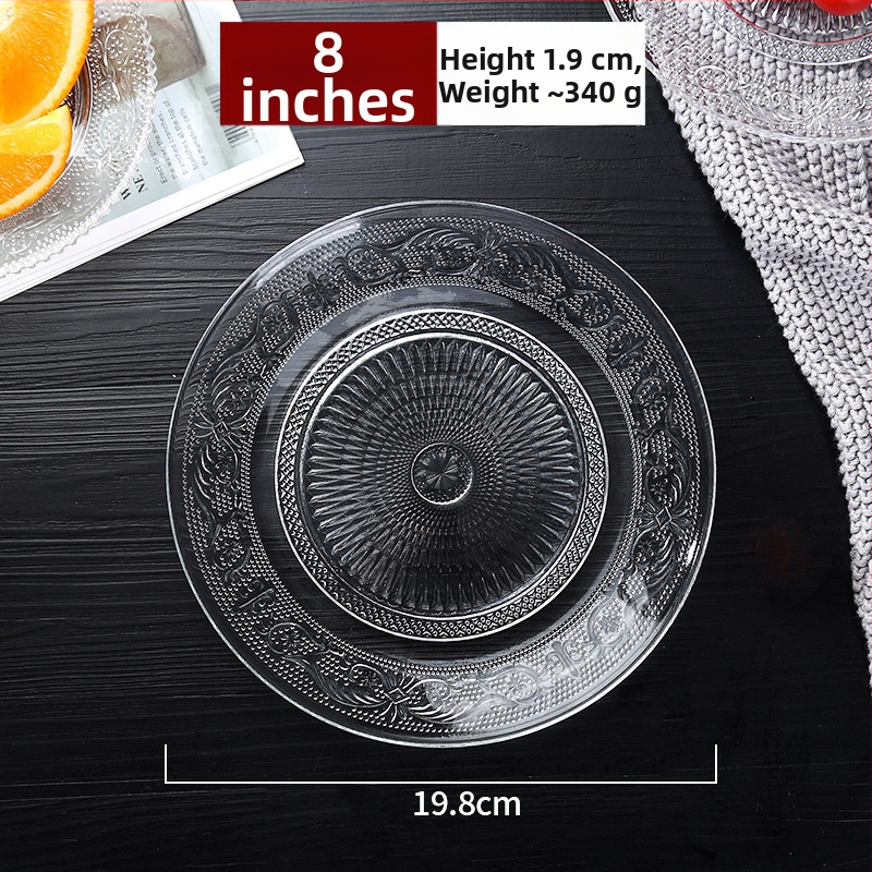 Stiklinė vaisių lėkštė – prancūziškas stilius, paprastas dizainas, aukštos kokybės, prekinis ženklas Sheng bangrong