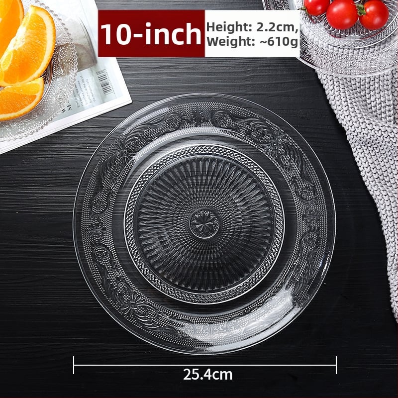 Stiklinė vaisių lėkštė – prancūziškas stilius, paprastas dizainas, aukštos kokybės, prekinis ženklas Sheng bangrong