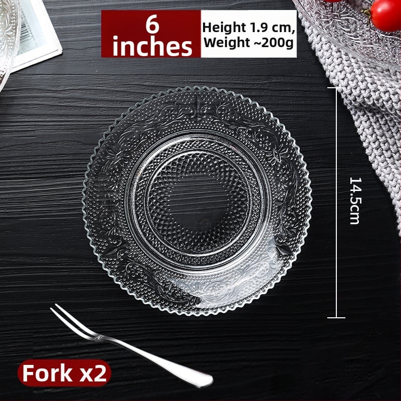 Stiklinė vaisių lėkštė – prancūziškas stilius, paprastas dizainas, aukštos kokybės, prekinis ženklas Sheng bangrong