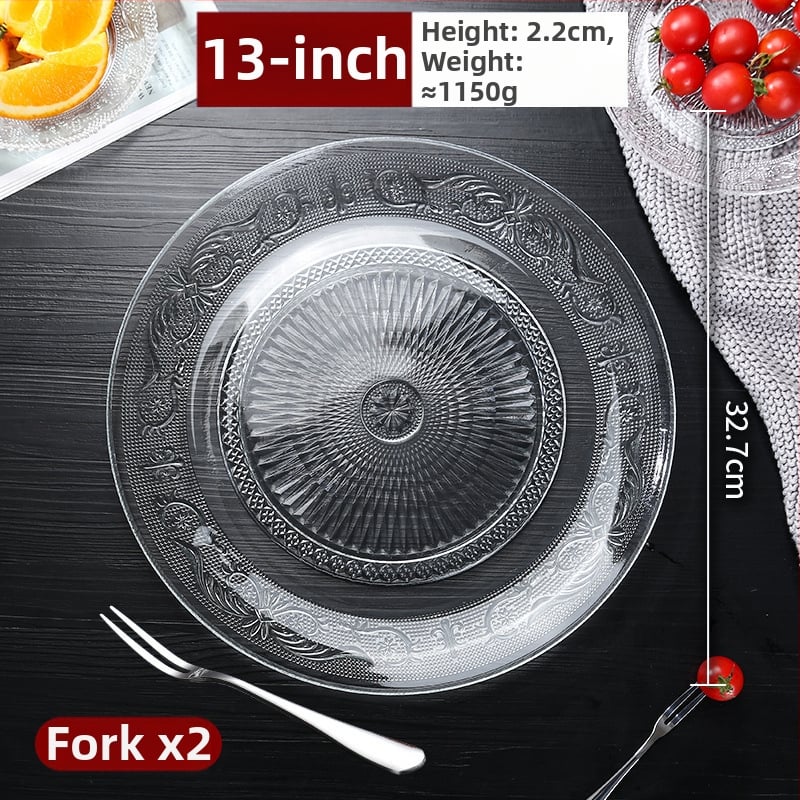 Stiklinė vaisių lėkštė – prancūziškas stilius, paprastas dizainas, aukštos kokybės, prekinis ženklas Sheng bangrong