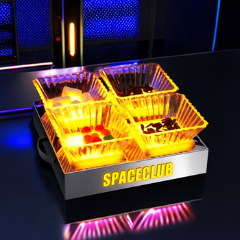 Akrilinė vaisių plokštelė laikiklis, paprastas stilius (Be prekės ženklo, Be importo)