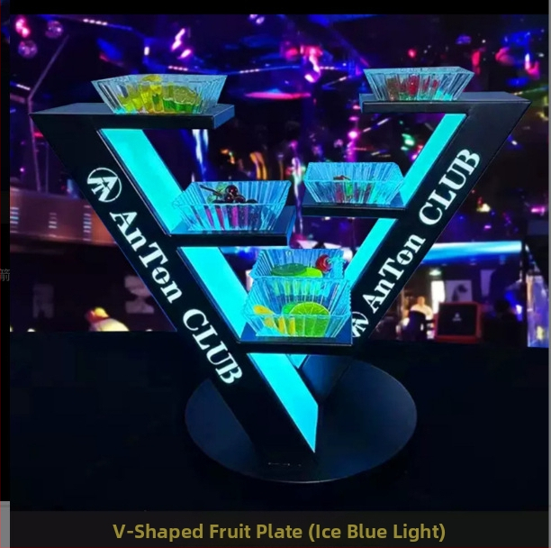 Akrilinė vaisių plokštelė laikiklis, paprastas stilius (Be prekės ženklo, Be importo)