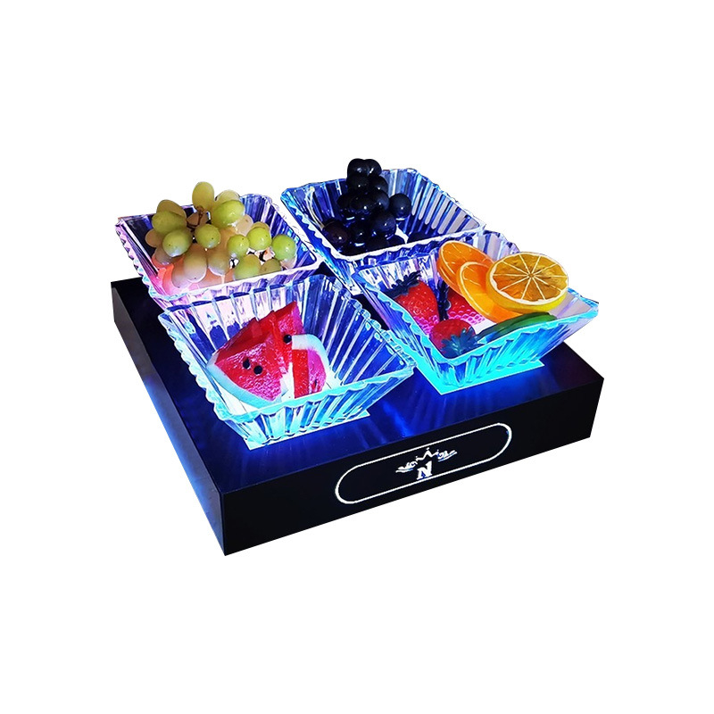 Akrilinė vaisių plokštelė laikiklis, paprastas stilius (Be prekės ženklo, Be importo)